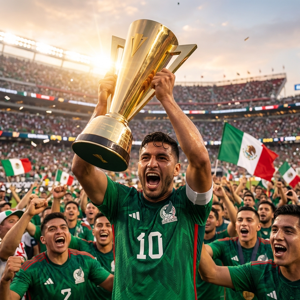 Santiago Giménez Copa Oro 2023 México