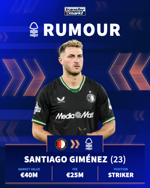 Santiago Giménez Feyenoord Rotterdam